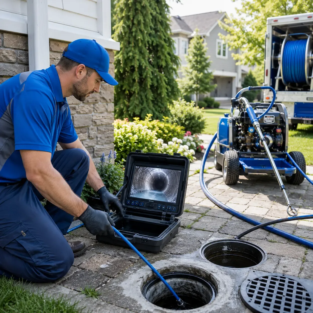 Outdoor drain cleaning professionals serving Paden City, WV